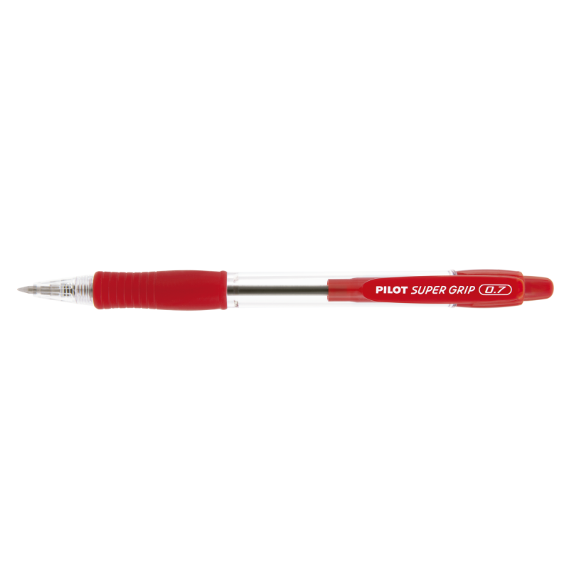 CANETA ESFEROGRÁFICA S-GRIP 0.7mm VERMELHA - PILOT PILOT