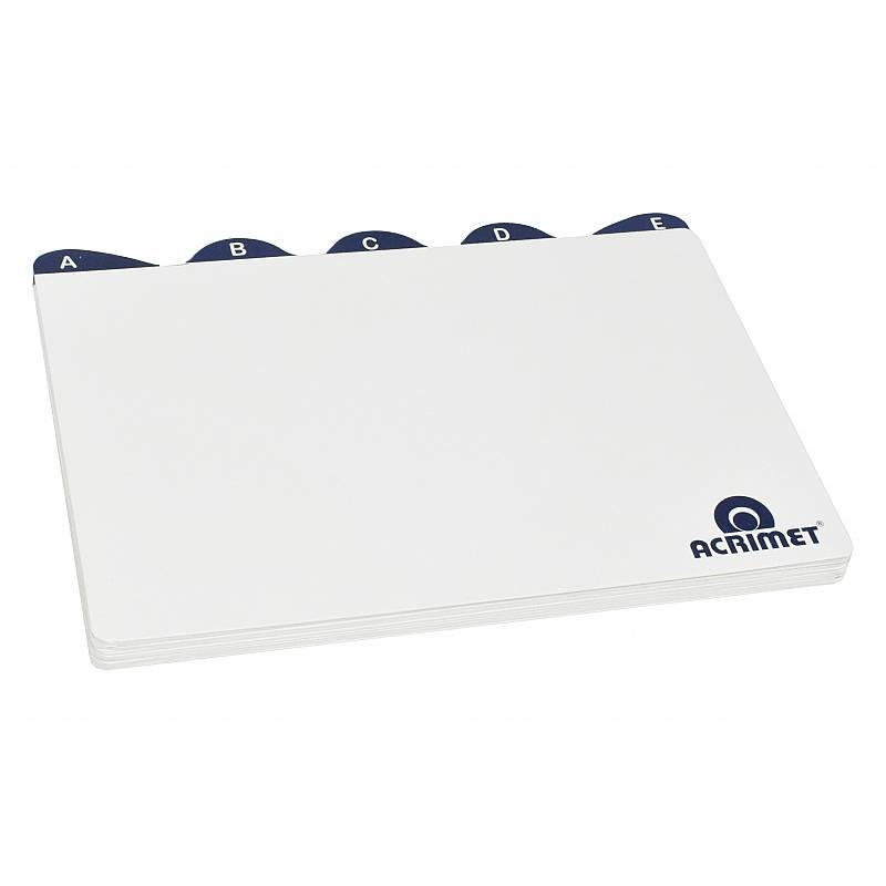 INDICE AZ PARA FICHAS 4x6 - ACRIMET ACRIMET