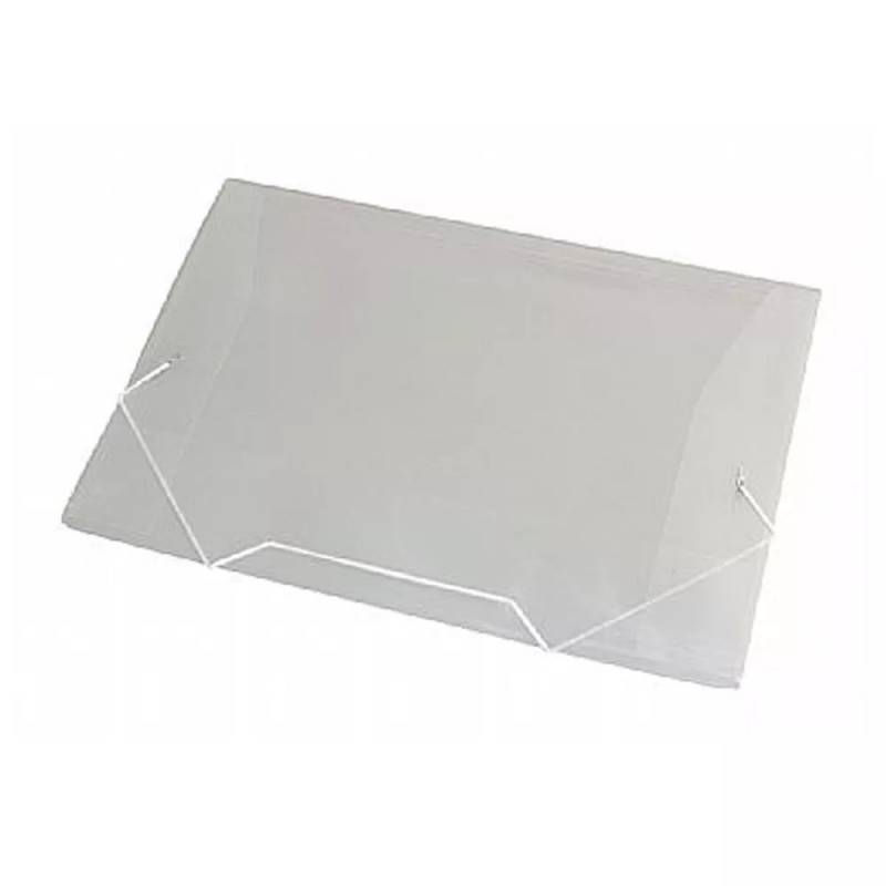 PASTA ABA ELÁSTICO OFÍCIO 335x245mm CRISTAL- ACP ACP