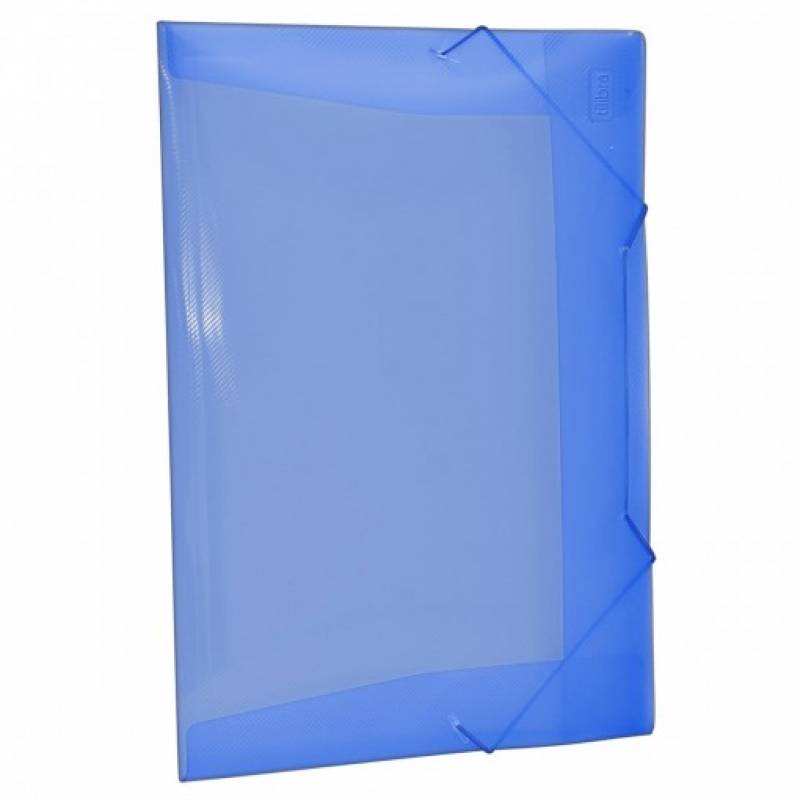 PASTA ABA ELÁSTICO OFÍCIO 335x245mm AZUL - ACP ACP