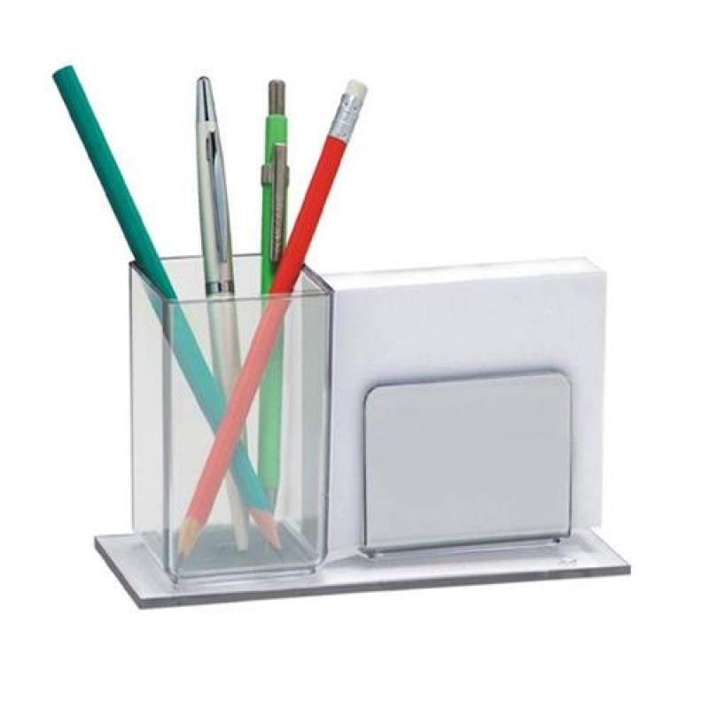 PORTA LÁPIS C/ LEMBRETE CRISTAL - ACRIMET ACRIMET