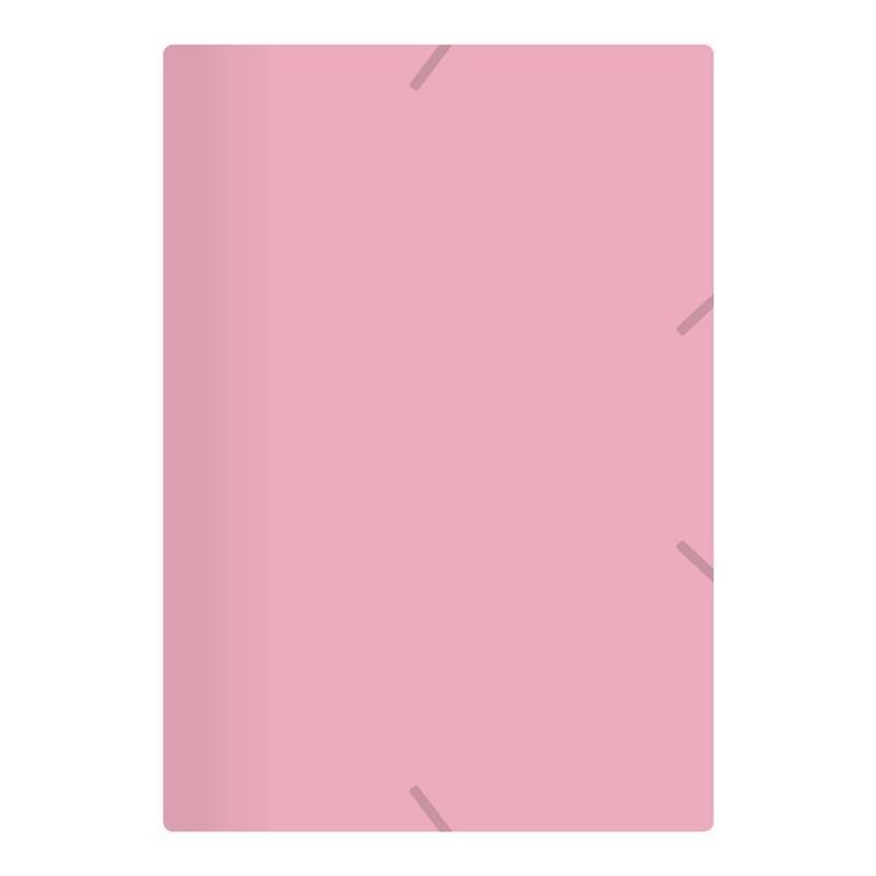 PASTA ABA ELÁSTICO OFÍCIO 335x235mm FOSCA ROSA - ACP ACP