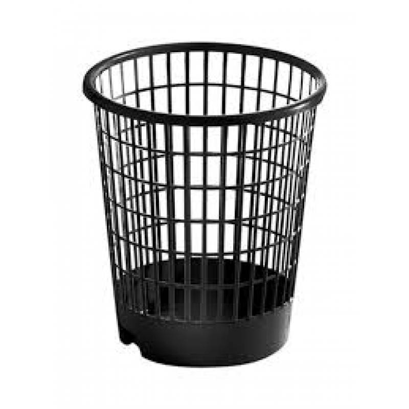 CESTO PARA PAPEL PRETO - PLASVALE PLASVALE