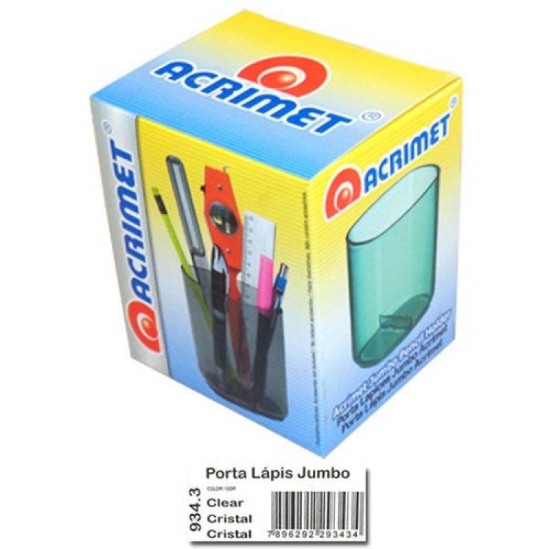 PORTA LÁPIS JUMBO BRANCO - ACRIMET ACRIMET