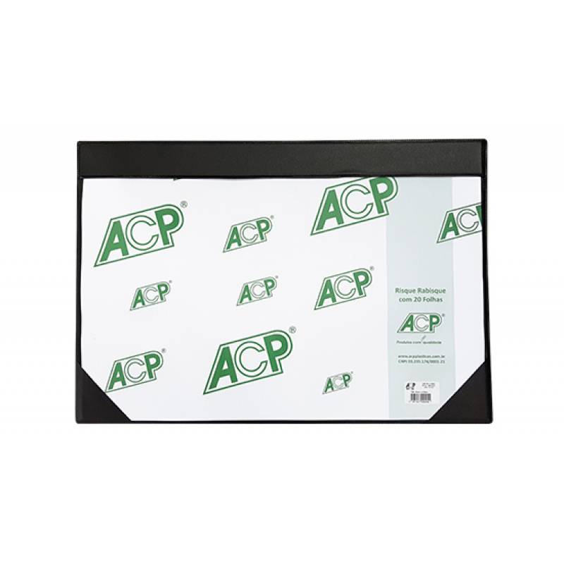 RISQUE E RABISQUE A3 C/ 20Fls PRETO - ACP ACP