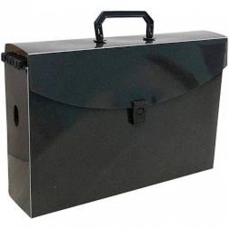 MALETA ARQUIVO C/ 6 PASTAS SUSPENSAS FUME - ACP ACP