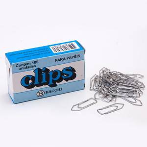 CLIPS 2/0 cx. c/ 100 Unid. - BACCHI