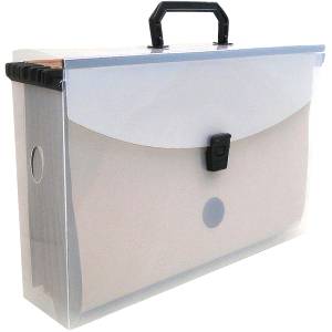 MALETA ARQUIVO C/ 6 PASTAS SUSPENSAS CRISTAL - ACP