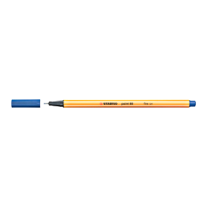 CANETA FINE 0.4mm AZUL ESCURO POINT 88 - STABILO