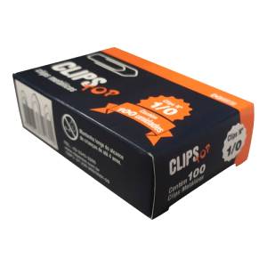 CLIPS 1/0 cx. c/ 100 Unid. - TOP 