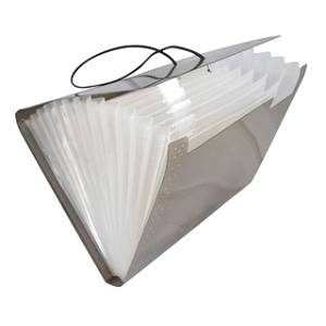 PASTA SANFONADA DUPLICATA C/ 12 DIVISÓRIAS FUME - ACP 