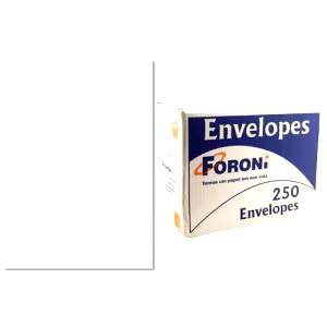 ENVELOPE SACO BRANCO 200x280mm CX. C/ 250 Unid. - FORONI