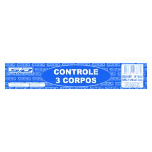 BLOCO CONTROLE 3 CORPOS C/ 100Fls - SÃO DOMINGOS