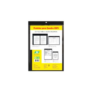 PROTETOR P/ QUADRO CNPJ 240mmx315mmx20mm PRETO - ACP