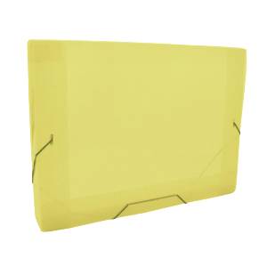 PASTA ABA ELÁSTICO OFÍCIO 335x245x40mm AMARELA- ACP